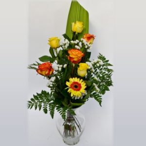 Bouquet de roses d'été