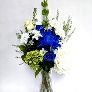 Bouquet la beauté en bleu