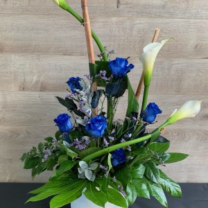 Arrangement bleu divin