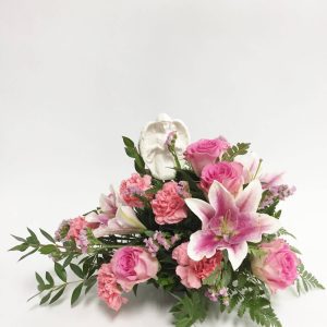 Arrangement ange et rose