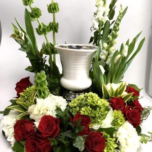 Arrangement urne tendres adieux