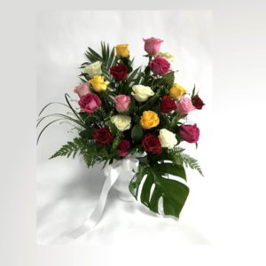 Arrangement multitude de roses