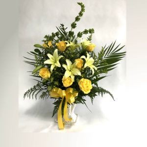 Arrangement tout en jaune