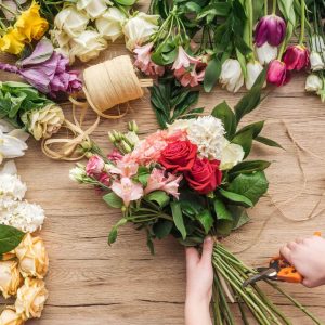 Bouquet de fleurs mélangées